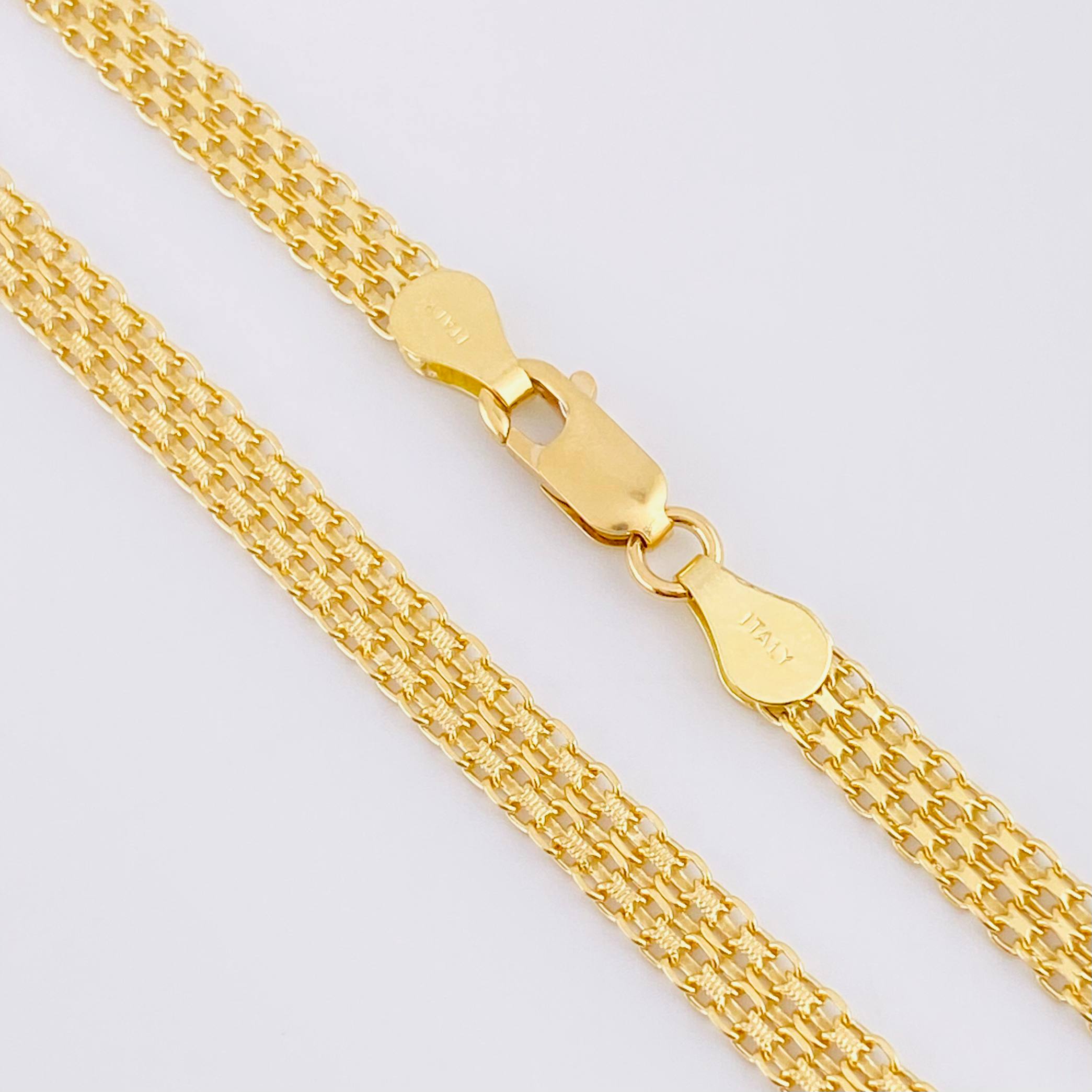 Bismark Chain 15.2g / 24 in / 4.75mm Yellow Gold 18K