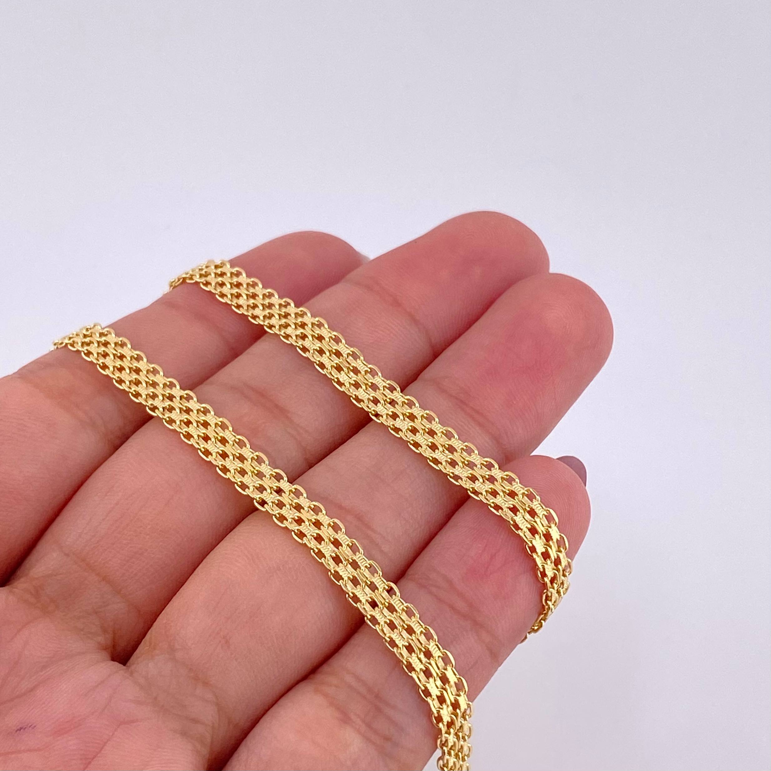 Bismark Chain 15.2g / 24 in / 4.75mm Yellow Gold 18K