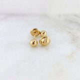 Topos Bola Lisa 0.45g / in / 4mm Oro Amarillo 18K