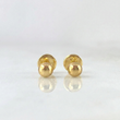 Stud Earrings Bead 0.45 g / in / 4 mm Yellow Gold 18K