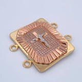 Herraje Cruz Cristo 9.55gr / 3.2cm / Oro 18K $