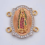 Herraje Virgen Guadalupe 6.5gr / 2.7cm / Oro 18K $