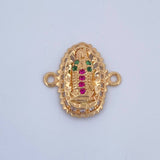 Herraje Virgen Guadalupe 1.25gr / 1.5cm / Oro 18K $