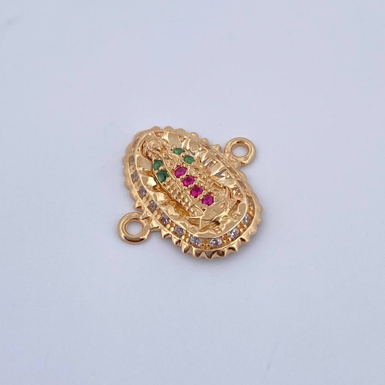 Herraje Virgen Guadalupe 1.25gr / 1.5cm / Oro 18K $