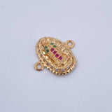 Herraje Virgen Guadalupe 1.25gr / 1.5cm / Oro 18K $