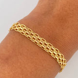 Bismark Bracelet 5.05gr / 7.2in / +0 18K Gold $