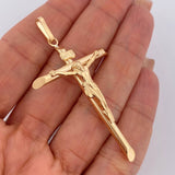 Pendant Christ Cross 3.2gr / 6.3cm (2.5in) / 18K Gold $