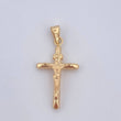 Cruz Cristo 0.7gr / 2.8cm / Oro 18K $