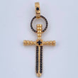 Pendant Sword Cross 7.15gr / 5.2cm (2.0in) / 18K Gold $