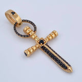 Pendant Sword Cross 7.15gr / 5.2cm (2.0in) / 18K Gold $