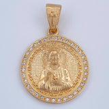 Pendant Saint Medal 4.85gr / 3.2cm (1.3in) / 18K Gold $