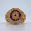 Anillo Ruleta 10.95gr / T10 1/2 / Oro 18K $