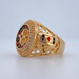 Anillo Ruleta 10.95gr / T10 1/2 / Oro 18K $