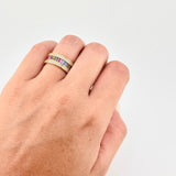 Anillo Churumbela Arcoiris 6.65 g / T5 1/2 Oro Amarillo 18K
