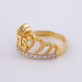 Anillo Corona 15´S 3.15 g / T5 1/2 Oro Amarillo 18K