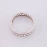 Anillo Carril Tupido 2.55 g / T6 Oro Blanco 18K