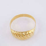 Anillo Multilíneas Paralelas 1.65 g / T6 Oro Amarillo 18K