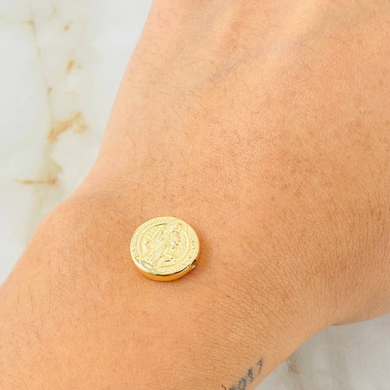 Herraje San Benito 0.55gr / 1/2 in / Oro Amarillo 18K