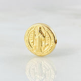 Herraje San Benito 0.7gr / 1/2 in / Oro Amarillo 18K