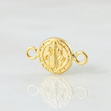 Herraje San Benito 0.4gr / 1/2 in / Oro Amarillo 18K