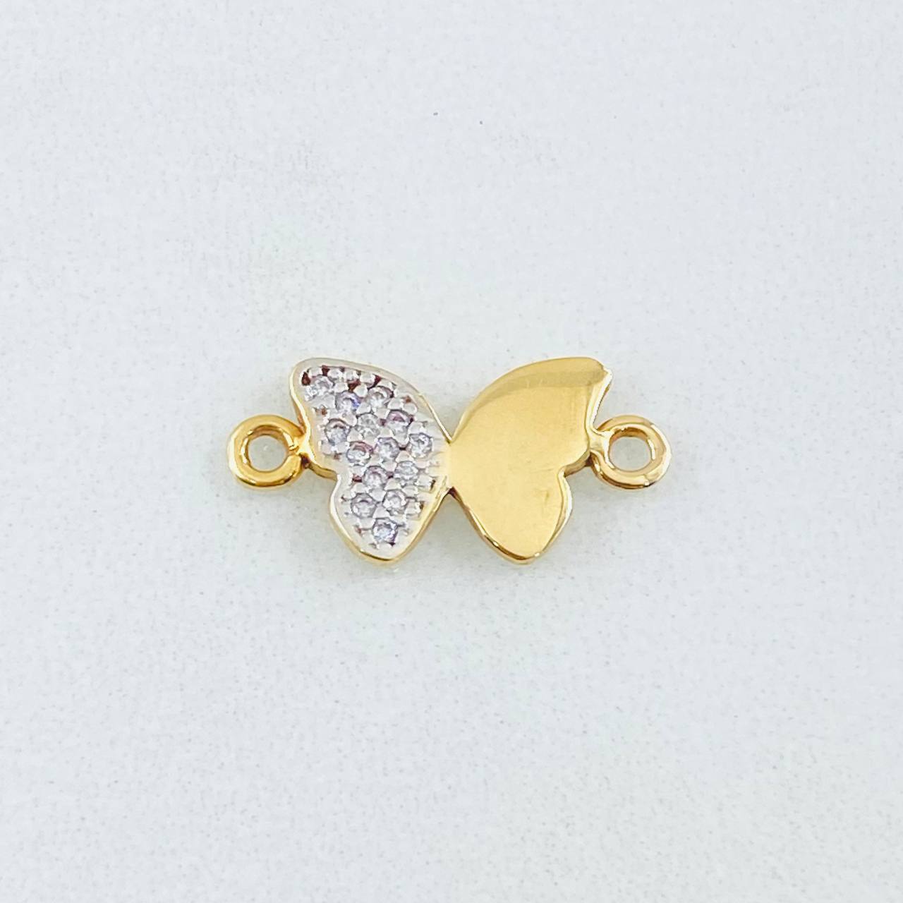 Herraje Mariposa 1.1gr / 3/4 in / Oro Amarillo 18K *