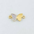 Herraje Mariposa 1.1gr / 3/4 in / Oro Amarillo 18K *