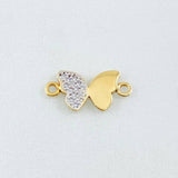 Herraje Mariposa 1.1gr / 3/4 in / Oro Amarillo 18K *