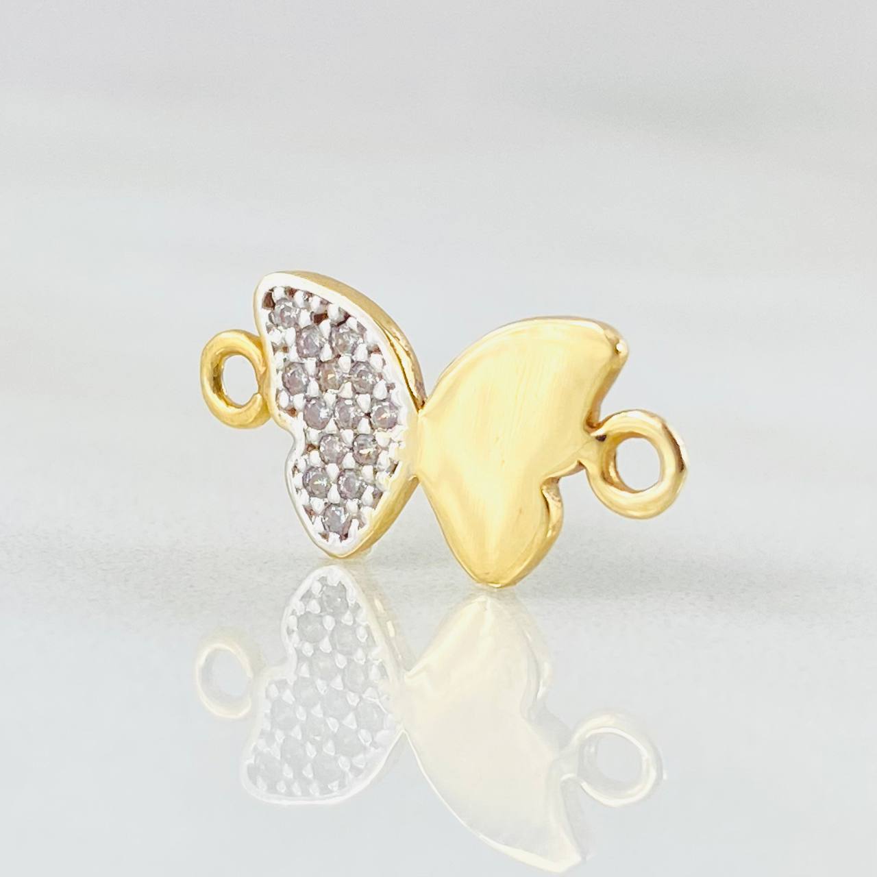 Herraje Mariposa 1.1gr / 3/4 in / Oro Amarillo 18K *