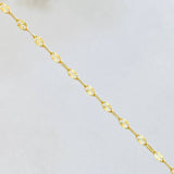 Mirror Flower Chain 0.8gr / 17 3/4 in / 18K Gold +3 ©