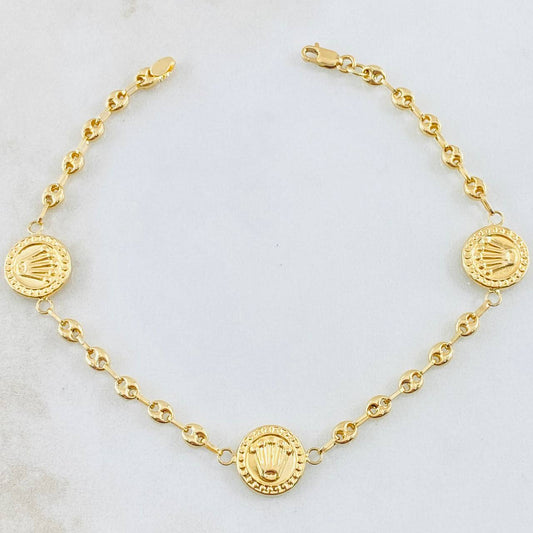 Pulso GC Corona 3.05gr / 7 3/4 in / Oro Amarillo 18K ©