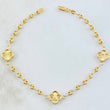 Pulso GC Trebol 2.65gr / 7 3/4 in / Oro Amarillo 18K