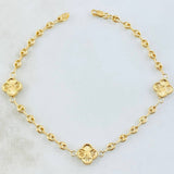 Pulso GC Trebol 2.65gr / 7 3/4 in / Oro Amarillo 18K