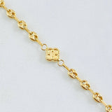 Pulso GC Trebol 2.2gr / 7 in / Oro Amarillo 18K *