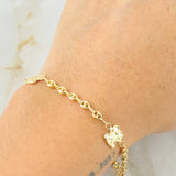 Pulso GC Oso 2.6gr / 7 3/4 in / Oro Amarillo 18K *