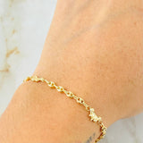 Pulso GC Mariposa 2.2gr / 7 in / Oro Amarillo 18K *