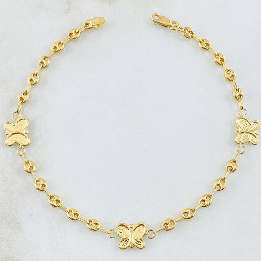 Pulso GC Mariposa 2.45gr / 7 in / Oro Amarillo 18K ©