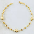 Pulso GC Corazón 2.25gr / 7 in / Oro Amarillo 18K *