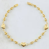 Pulso GC Corazón 2.35gr / 7 3/4 in / Oro Amarillo 18K *
