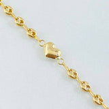 Pulso GC Corazón 2.35gr / 7 3/4 in / Oro Amarillo 18K *