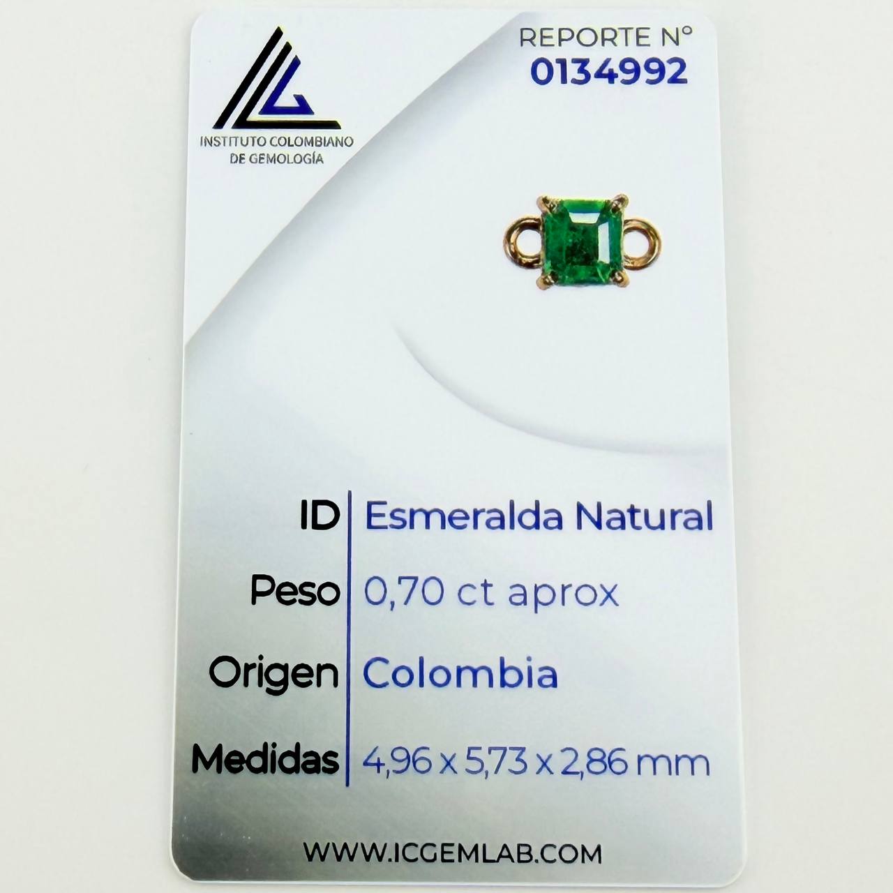 Pulsera Tejida Verde Bolas Diamantadas Cuadrado Esmeralda 70pts Oro Amarillo 18K
