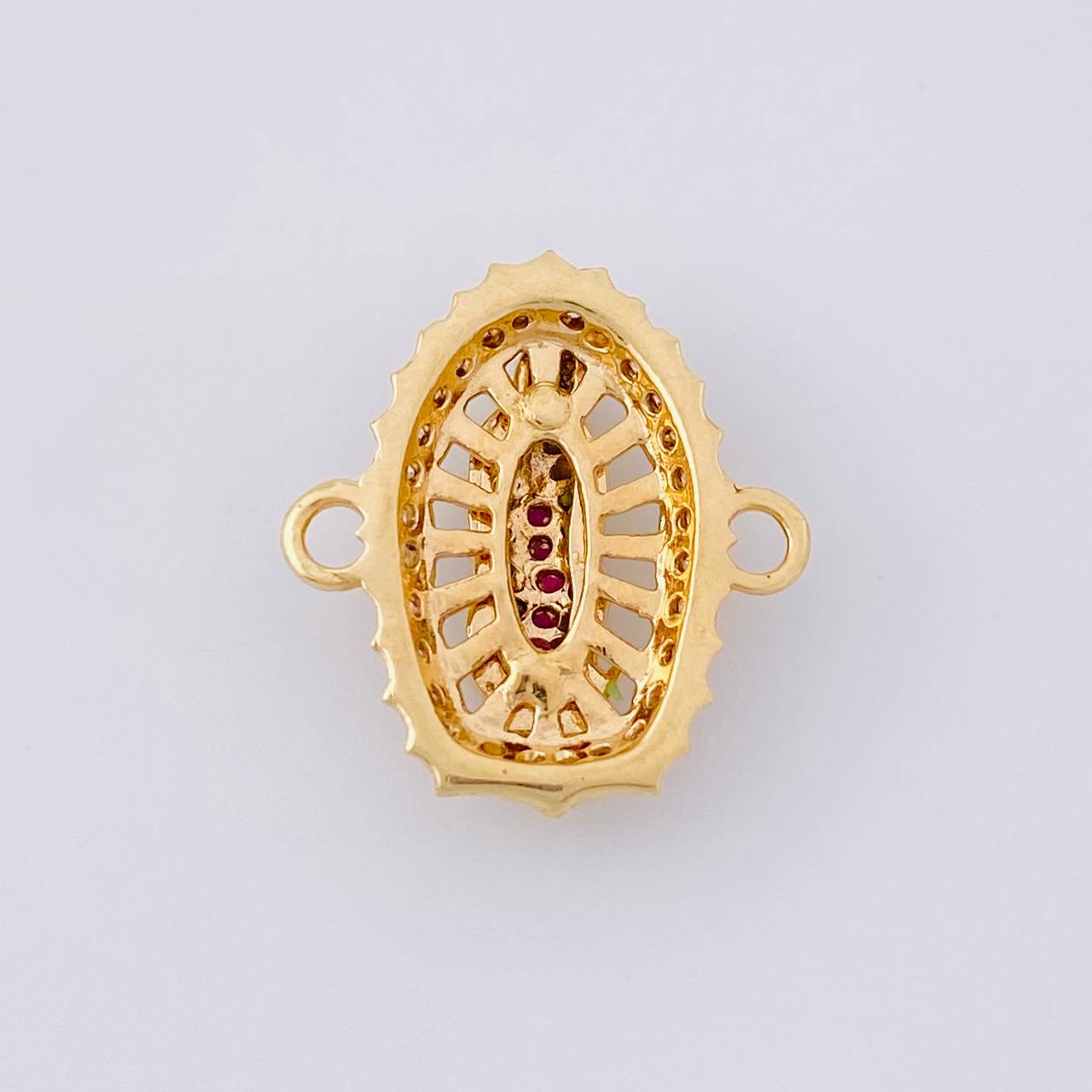 Herraje Virgen de Guadalupe 1.6g / 1 in Oro Amarillo 18K