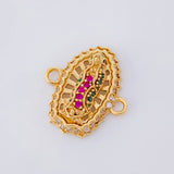 Herraje Virgen de Guadalupe 1.6g / 1 in Oro Amarillo 18K