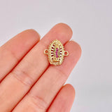 Charm Virgen de Guadalupe 2.2g / 3/4 in Yellow Gold 18K