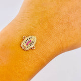Charm Virgen de Guadalupe 2.2g / 3/4 in Yellow Gold 18K