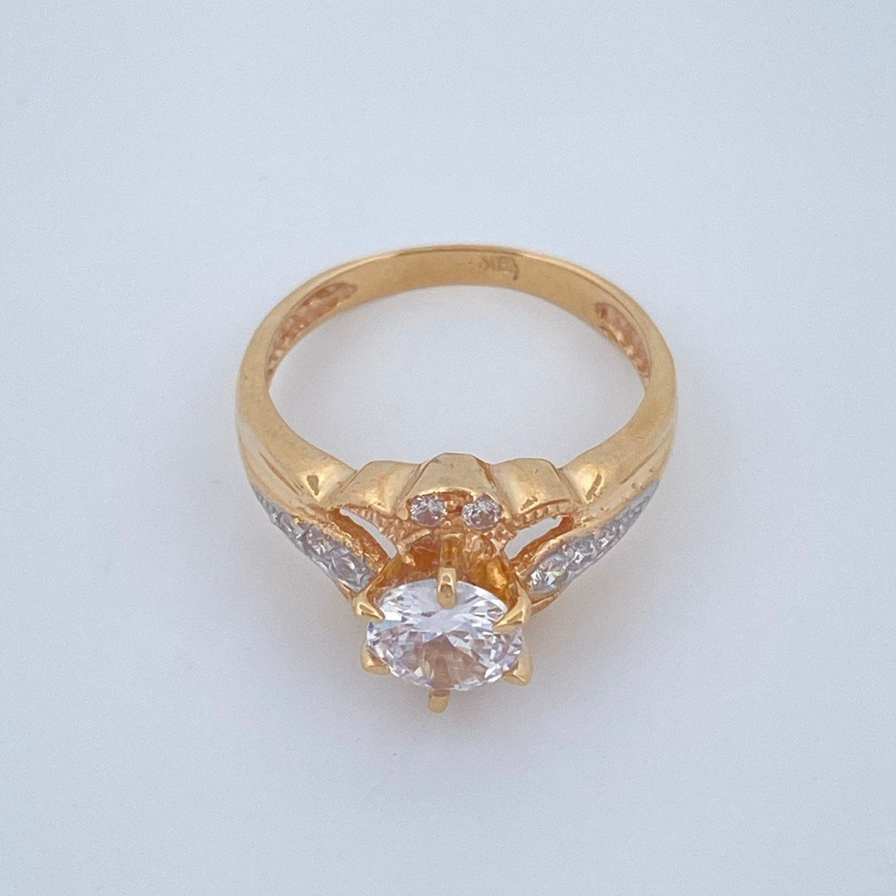 Eternal Promise Ring 3.3gr / Size 5 1/2 18K Gold $