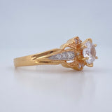 Eternal Promise Ring 3.3gr / Size 5 1/2 18K Gold $