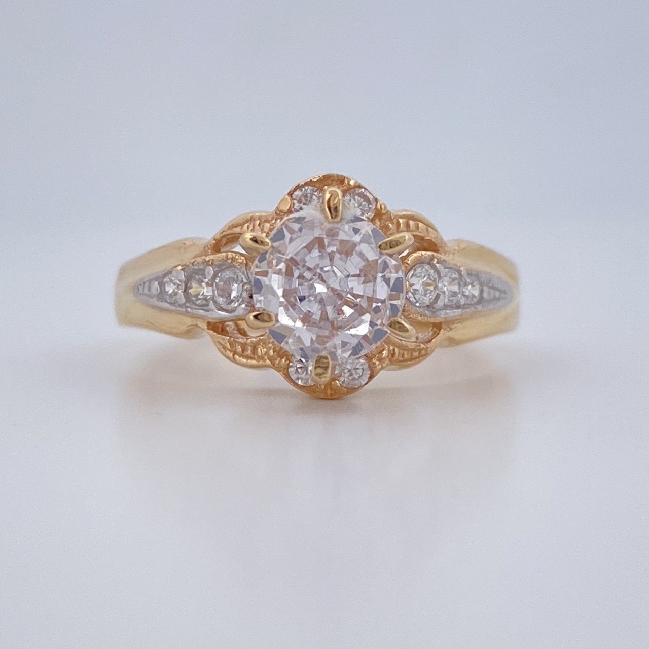 Eternal Promise Ring 3.3gr / Size 5 1/2 18K Gold $