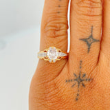 Eternal Promise Ring 3.3gr / Size 5 1/2 18K Gold $