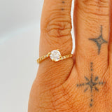 Anillo Lineas Invertidas 1.75gr / T5 3/4 / Oro Amarillo 18K $
