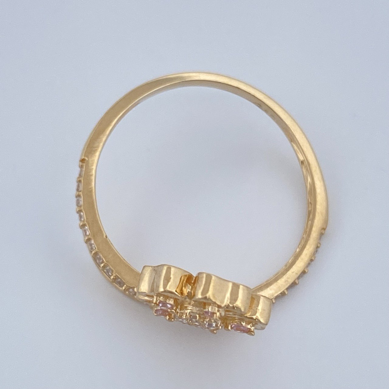 Gold Petal Ring 2.95gr / Size 7 1/2 / 18K Gold $